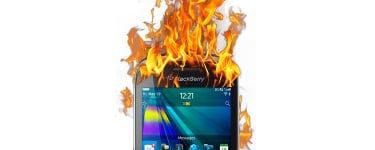 Boy Burned as Blackberry Curve 9320 Catches Fire