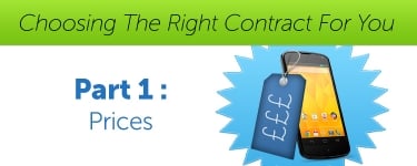 Choosing The Right Contract For You - Part 1 - Prices